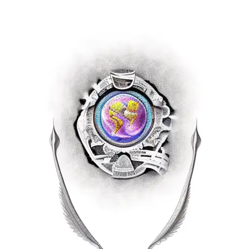 immortal words tattoo design idea