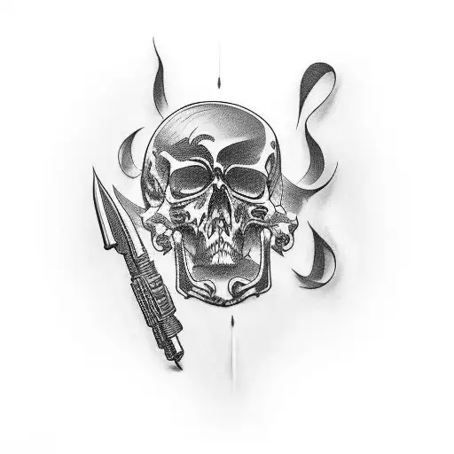 death before dishonor tattoo design idea