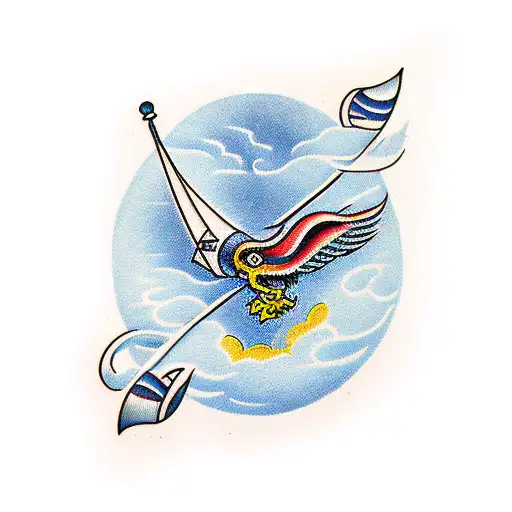 boomerang tattoo design idea