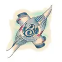 boomerang tattoo design idea