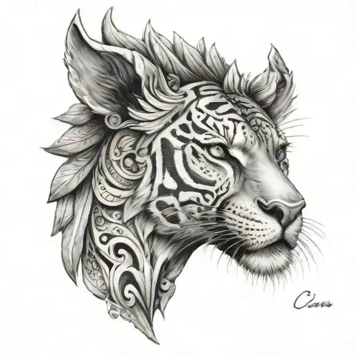 the name Cesar  tattoo design idea