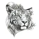 the name Cesar  tattoo design idea