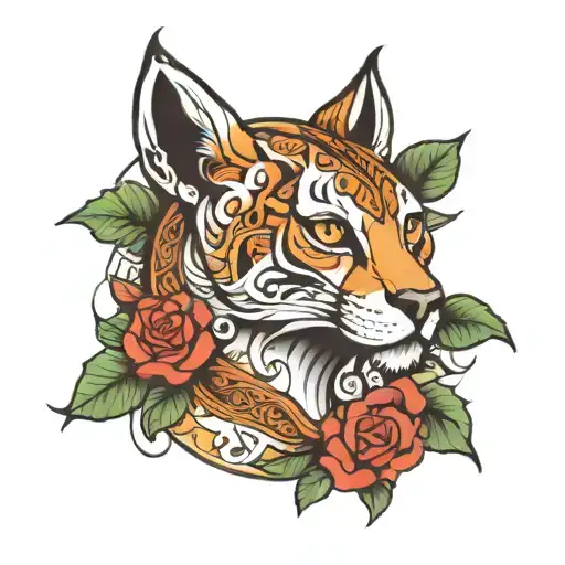 mama tried neck tattoo design idea