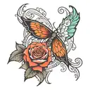 three and time tattoo design idea