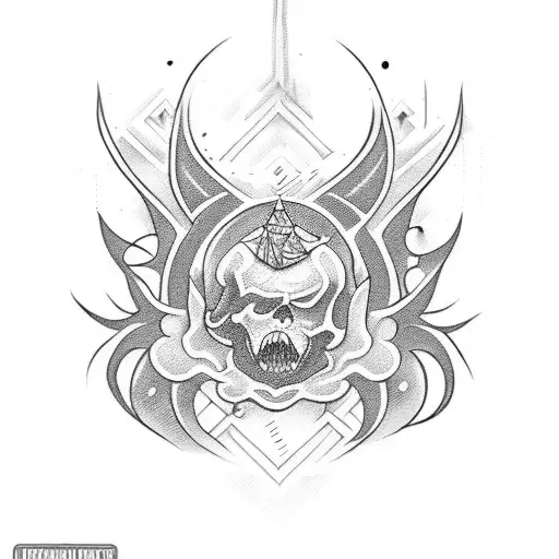 sonne tattoo design idea