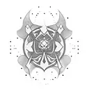 sonne tattoo design idea