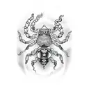 Scorpion tattoo design idea