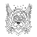 cute and edgy tattoo design idea