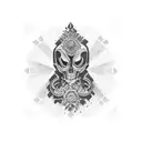 mano de fatima tattoo design idea