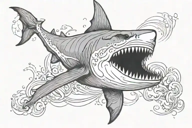 shark cover up tattoo design tattoo design idea