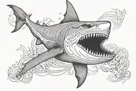 shark cover up tattoo design tattoo design idea