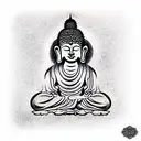 Buddha tattoo design idea