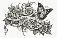 I'll love you forever I'll need you for always  tattoo design idea