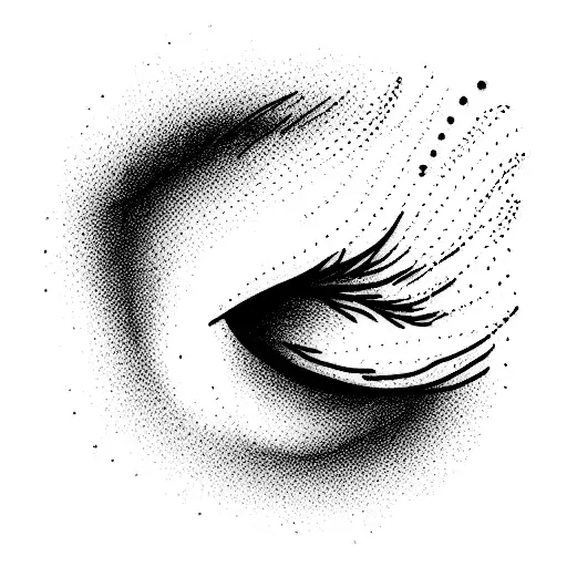 fluid thoughts pure and clear have no fear  tattoo design idea