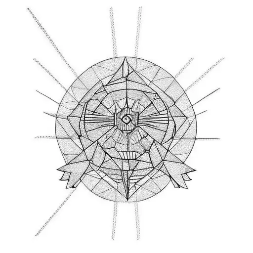 caged bird free tattoo design idea