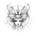 fairy  tattoo design idea