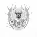 Cherokee chest ratio  tattoo design idea