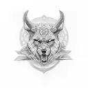 Cherokee chest ratio  tattoo design idea