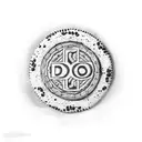 Oreo cookie with a dollar symbol in the middle tattoo design idea