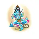 krishna tattoo design idea