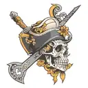 tavern kitchen tattoo design idea