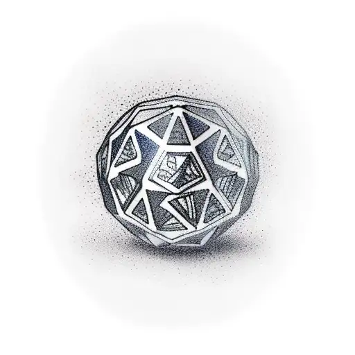 Dice tattoo design idea