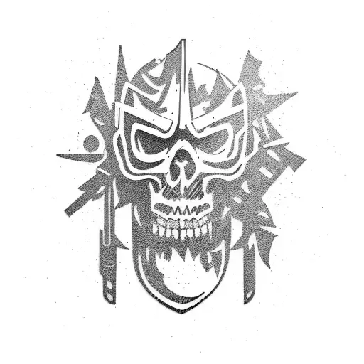 chainsaw man tattoo design idea