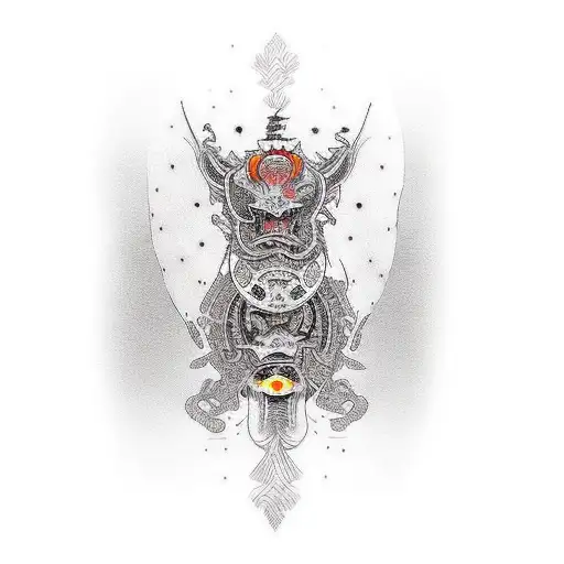 Full Body Cyber Style Tatoo Neck to Thighs mirrored symetrical tattoo design idea