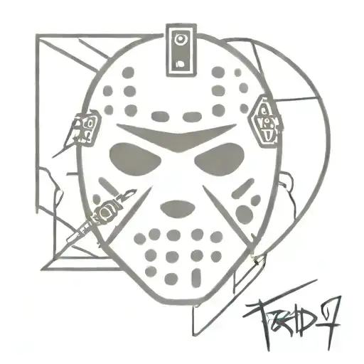 Friday the 13th Jason tattoo design idea