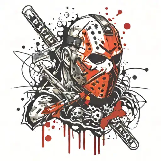 Friday the 13th Jason voorhees tattoo design idea
