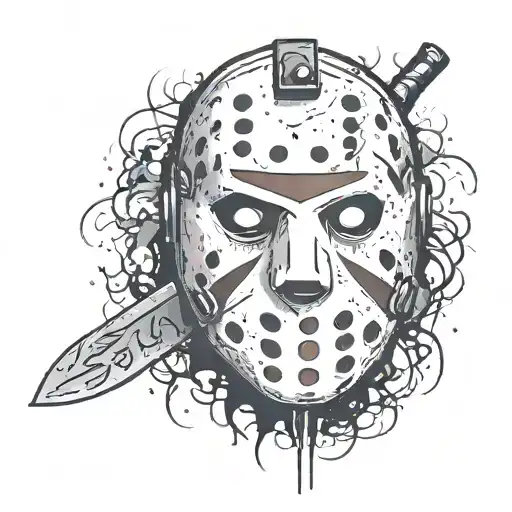 Friday the 13th Jason tattoo design idea
