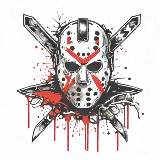 Friday the 13th Jason voorhees tattoo design idea