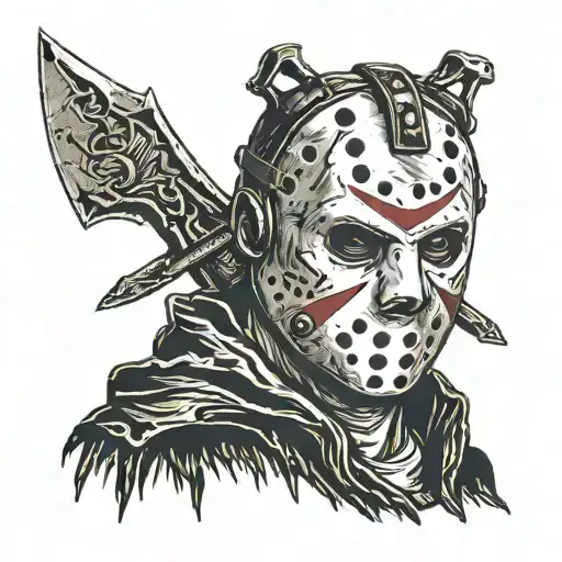 Friday the 13th Jason tattoo design idea