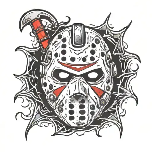 Friday the 13th Jason tattoo design idea