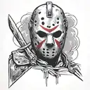 Friday the 13th Jason tattoo design idea