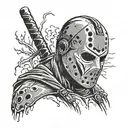 Friday the 13th Jason tattoo design idea
