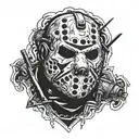 Friday the 13th Jason tattoo design idea