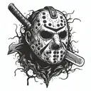 Friday the 13th Jason tattoo design idea