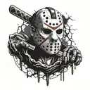 Friday the 13th Jason tattoo design idea