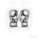 boxing gloves  tattoo design idea