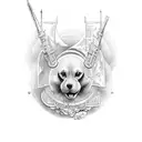 RAPHAEL MARY tattoo design idea