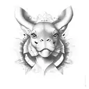 RAPHAEL MARY tattoo design idea