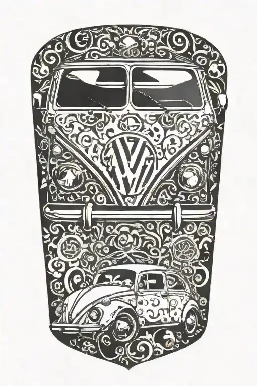 Volkswagen tattoo design idea