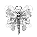 Dragonfly tattoo design idea