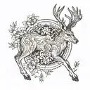 for the knew area - animals . already have deer and rabbits and foxes want something different to match in colour  tattoo design idea