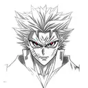 hunter x hunter phantom troupe spider with doflamingo logo tattoo design idea