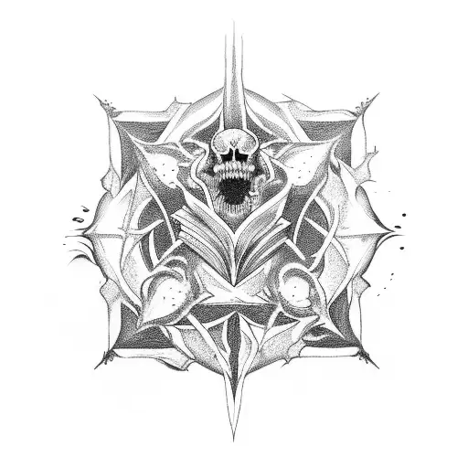 necronomicon tattoo design idea