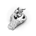 joint and lighter in each hand best friends tattoo  tattoo design idea