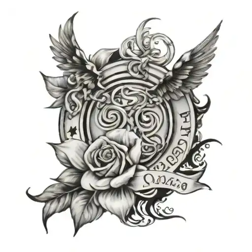 everything happens for a reason   tattoo design idea