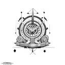 1968 date tattoo design idea